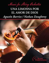 Una Limosna por el Amor de Dios Orchestra sheet music cover